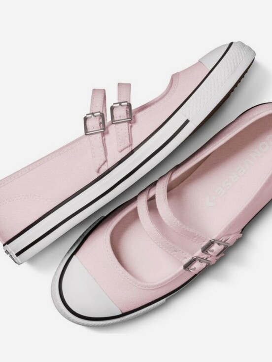 Converse Shoes - Converse All Star Dainty Mary Jane Sneakers- Sugar Berry/White